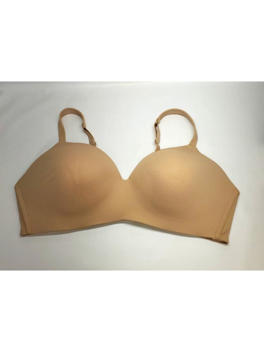 Cacique Beige Balconette Bra Hidden Underwire Plus Size 46 D 1520